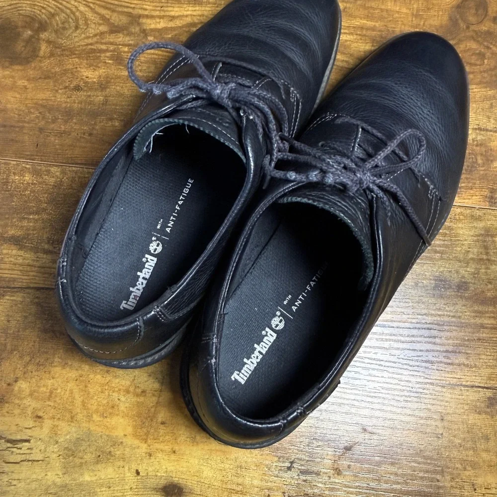 Timberland Kendrick A12BD Black Full Grain Leather Oxford Mens Size 11 US